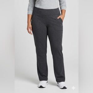 😍SHOW SPECIAL - Active Zone Gray Cotton Full Length Leggings 2X